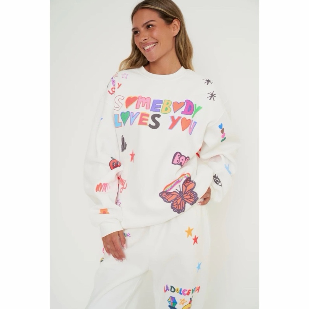 Mayfair x iscreamcolour Somebody Loves You Crewneck
